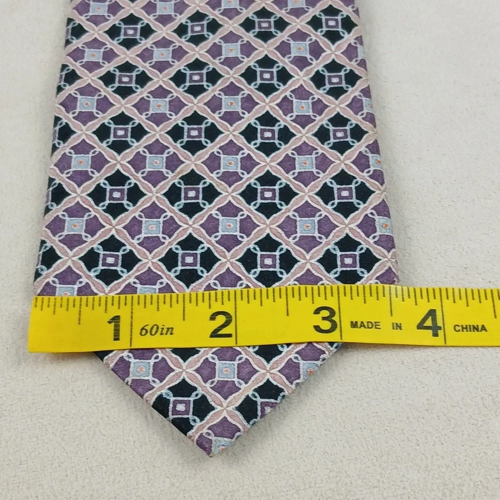 Farrentino Ferre 3.5x60 Mens Tie Silk‎ Textured Geometric